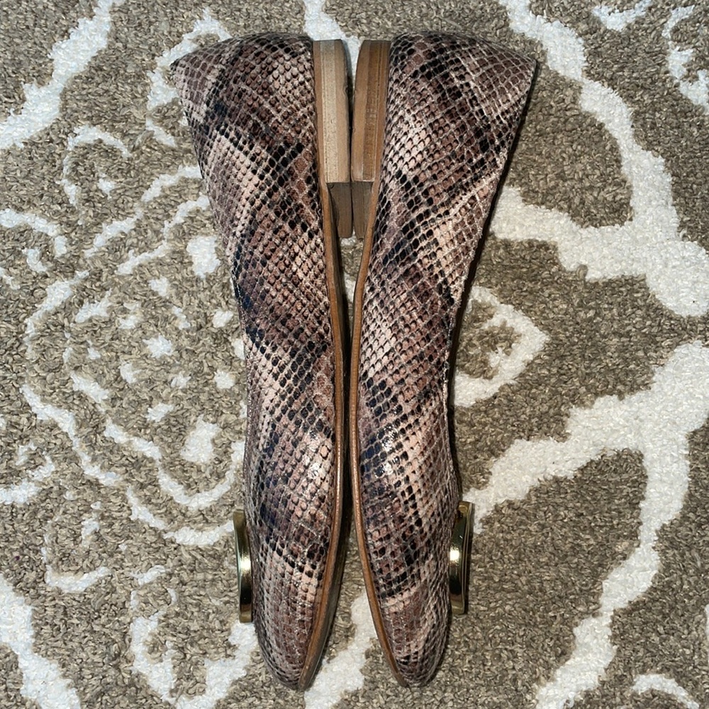 Valentino Snake Skin Ballet Flats - Picture 9 of 15